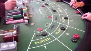 Baccarat in een casino